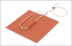 裝有溫度保險絲的硅膠加熱器