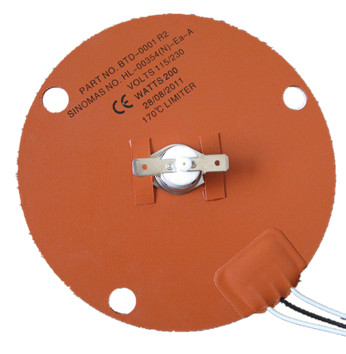 silicone rubber heater with dual voltage input 雙電壓硅膠加熱器